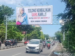 Wanita Tersangka Penipuan-Fotonya di Billboard Makassar Diperiksa Hari Ini Wanita Tersangka Penipuan-Fotonya di Billboard Makassar Diperiksa Hari Ini