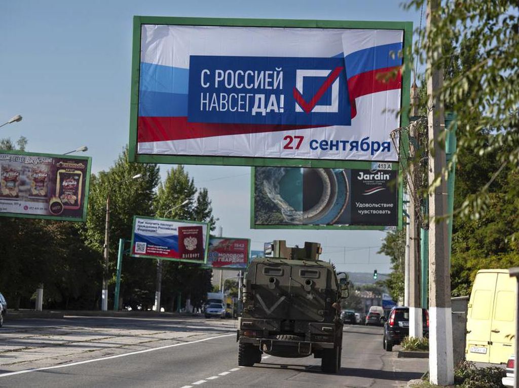 Referendum untuk Gabung ke Rusia Dimulai di 4 Wilayah Ukraina