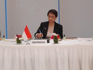 Di Amerika, Menlu Retno Tegaskan Indonesia Terus Cari Solusi Isu Rohingya