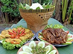 Adem! Makan Nasi Liwet Bebek di Subang dengan Pemandangan Sawah