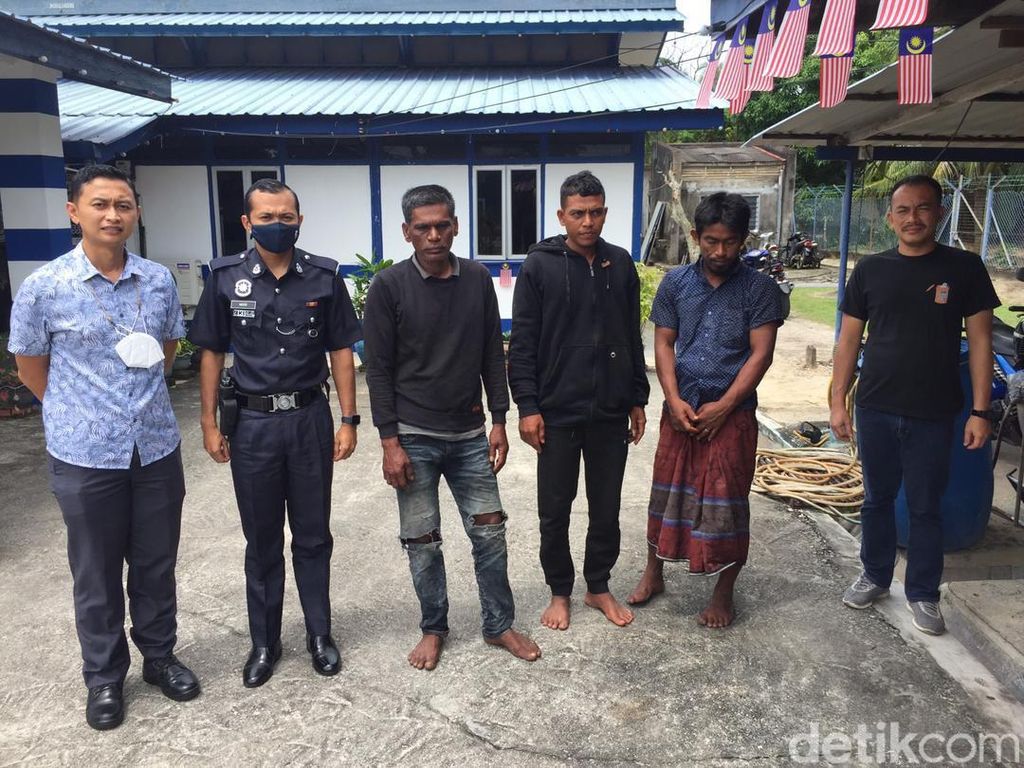 2 Hari Terapung di Laut, 3 Nelayan Aceh Diselamatkan Polisi Malaysia 2 Hari Terapung di Laut, 3 Nelayan Aceh Diselamatkan Polisi Malaysia