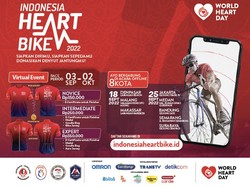 Keseruan Indonesia Heart Bike 2022 Jakarta