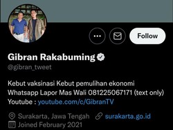 Rocky Gerung Kini Nampang di Foto Profil Twitter Gibran