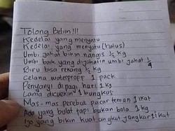 Kocak! Suruh Suami Belanja, Wanita Ini Beri Catatan Pakai Teka-teki