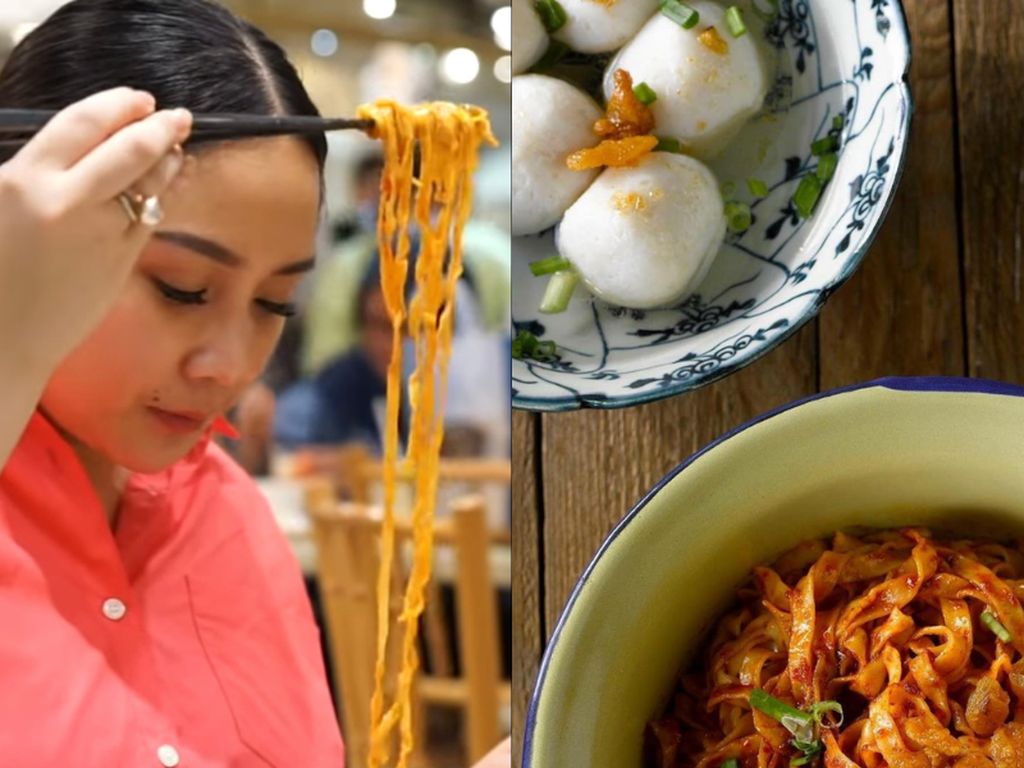 Nagita Slavina Hobi Makan Mie Bakso Ikan di Singapura, Apakah Halal?