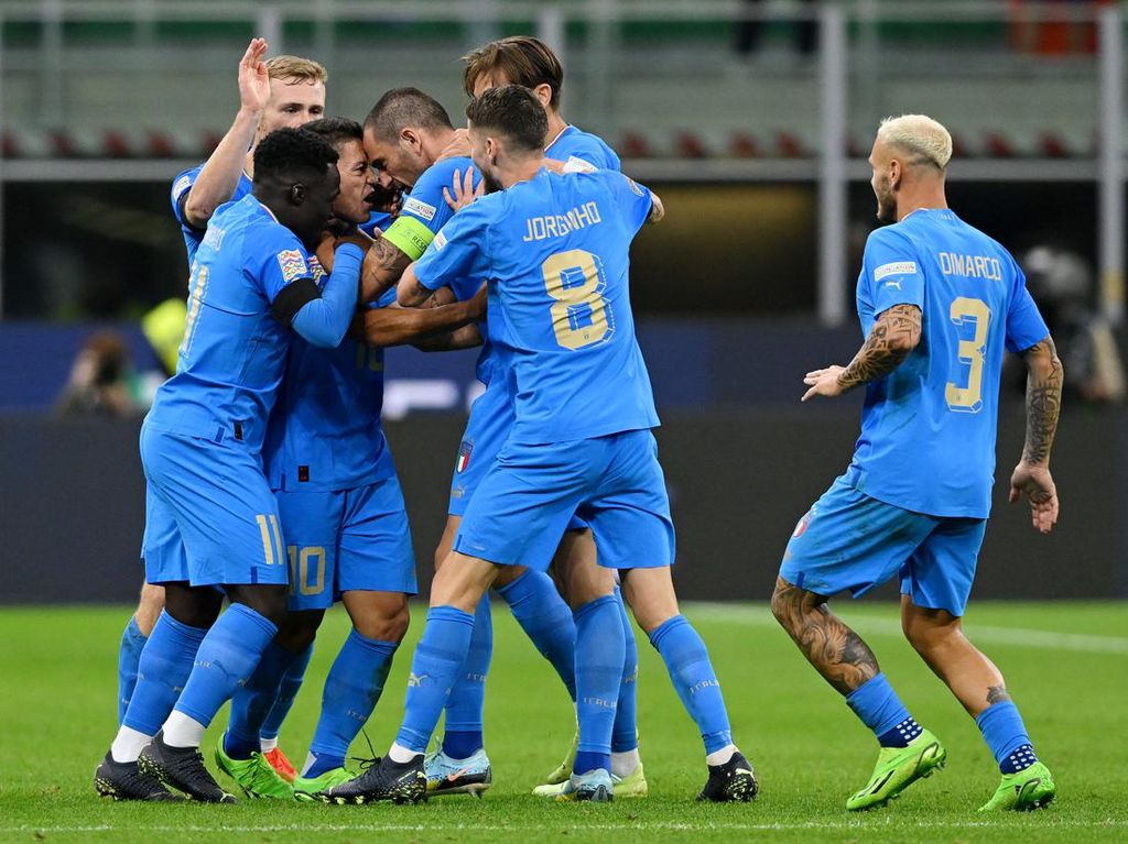 Hasil Italia Vs Inggris: Gli Azzurri Jinakkan Tiga Singa 1-0