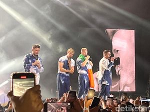 Nostalgia Sampai Klimaks di Konser Westlife The Wild Dreams Tour 2022