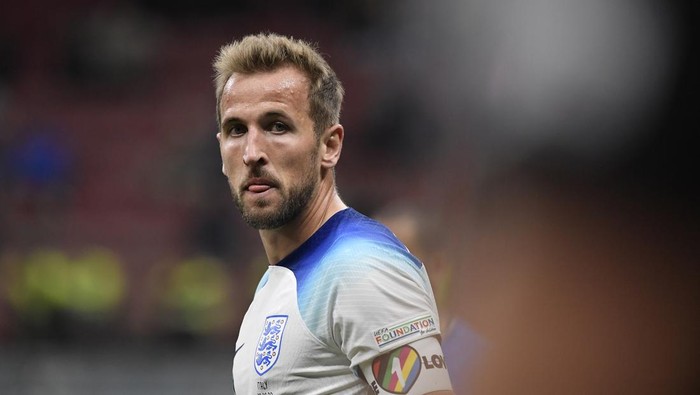 SAN SIRO STADIUM, MILANO, ITALY - 2022/09/23: Harry Kane of England looks on during the Uefa Nations League League A group 3 football match between Italy and England. Italy won 1-0 over England. (Photo by Andrea Staccioli/Insidefoto/LightRocket via Getty Images)