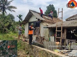 8 Rumah di Bogor Rusak Akibat Angin Kencang, Tidak Ada Korban Jiwa