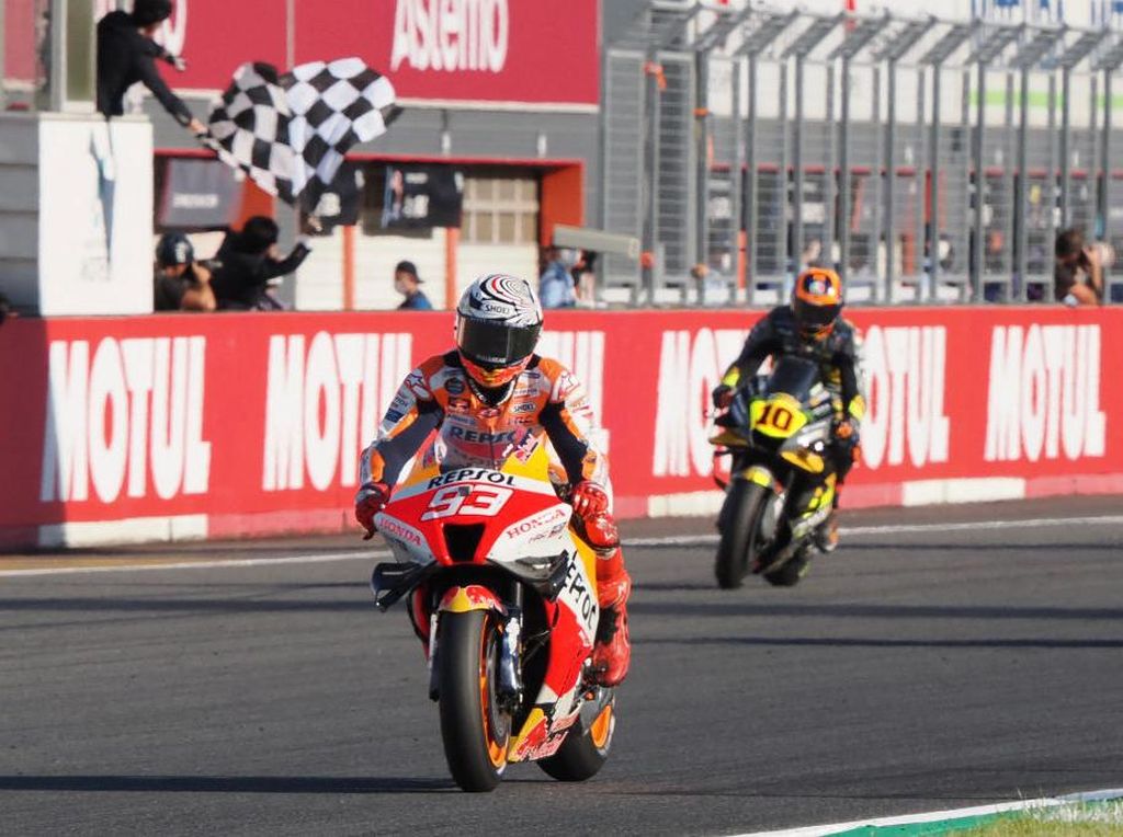 Marc Marquez Lebih Kalem, Girang Bisa Finis ke-4 Marc Marquez Lebih Kalem, Girang Bisa Finis ke-4