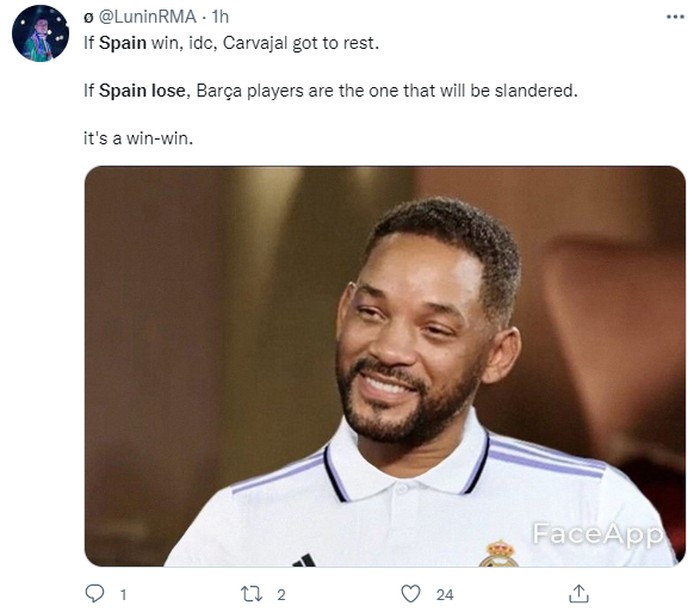 Meme kekalahan Timnas Spanyol dari Swiss di UEFA Nations League 2022/2023.