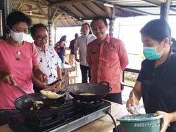 Keripik Gedebong ala Desa Kukuh Tabanan yang Kini Dilirik Pasar Turki