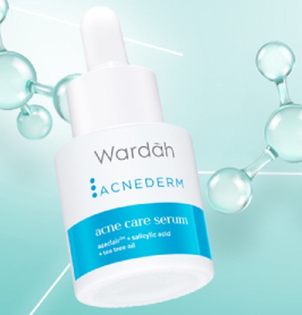 Wardah acnederm acne serum.
