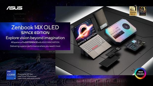 Asus secara resmi merilis ASUS Zenbook 14X OLED Space Edition (UX5401ZAS) di Indonesia