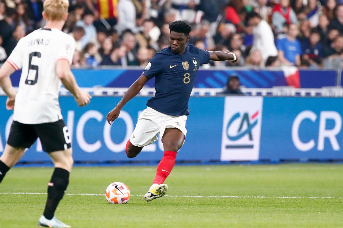 Aurelien Tchouameni Dipuji di Real Madrid dan di Timnas Prancis (Foto: Getty Images)