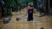 Banjir Rendam Filipina, Rumah Terendam-5 Orang Tewas