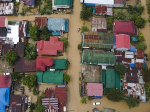 Foto Udara Banjir di Filipina Akibat Topan Super Noru Foto Udara Banjir di Filipina Akibat Topan Super Noru