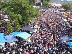 Demokrat Ciamis Gelar Jalan Sehat Hadiah Umrah