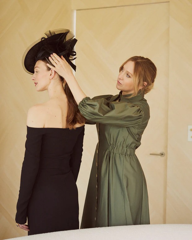 Jane Taylor menjadi perancang topi untuk Putri Sophie Wessex