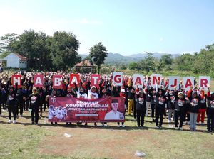 Relawan di Majalengka Gelar Senam Sehat & Deklarasi Ganjar Capres 2024
