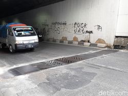 Penutup Got Underpass Jl Sholis Bogor Diganti, Permukaan Masih Bergelombang