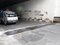 Penutup Got Underpass Jl Sholis Bogor Diganti, Permukaan Masih Bergelombang