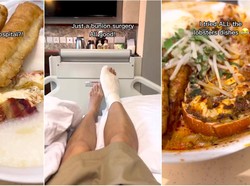 Wow! Wanita Ini Pamer Makanan Rumah Sakit Serba Lobster, Mirip Menu Hotel