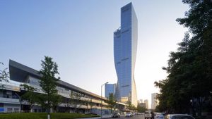 Penampakan Gedung Keplintir di China