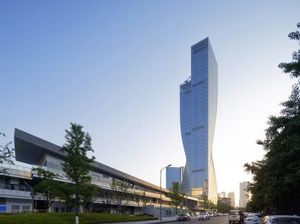 Penampakan Gedung Keplintir di China