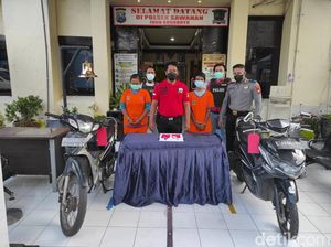 Pasangan Kekasih di Surabaya Ditangkap Usai Terekam CCTV Curi Motor