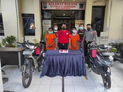 Pasangan Kekasih di Surabaya Ditangkap Usai Terekam CCTV Curi Motor