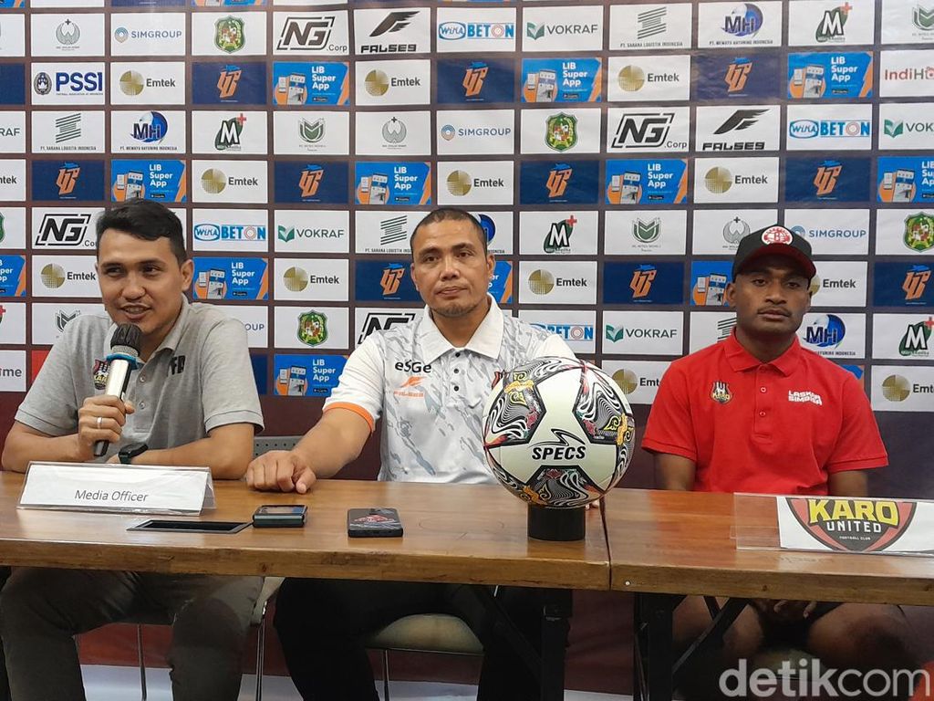 Lawan Sriwijaya FC, Karo United Bertekad Amankan Posisi di Klasemen Atas