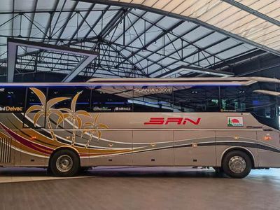 Potret Bus Baru PO SAN, Layani Rute Pekanbaru-Solo-Blitar
