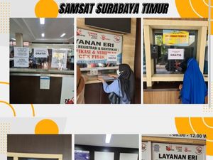 Soal Temuan Pungli, Tulisan Gratis Ditempel di Loket Samsat Surabaya Soal Temuan Pungli, Tulisan Gratis Ditempel di Loket Samsat Surabaya