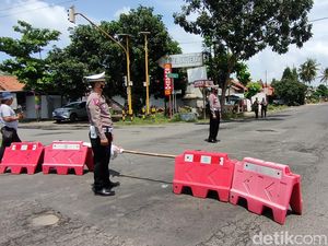 Jembatan Glagah Ditutup gegara Ambles, Arus Lalin JJLS Kulon Progo Dialihkan