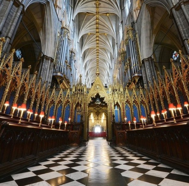 The Quire/Foto: Instagram.com/westminsterabbeylondon Keindahan Westminster Abbey