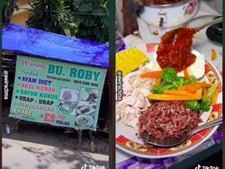 Unik! Warung Tenda Pinggir Jalan Ini Tawarkan Menu Sehat untuk Diet