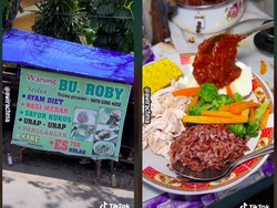 Unik! Warung Tenda Pinggir Jalan Ini Tawarkan Menu Sehat untuk Diet