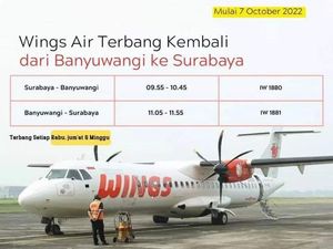 Jadwal Wings Air Surabaya-Banyuwangi PP