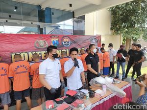 Aksi Pengeroyokan Antarperguruan Silat di Kediri, Belasan Pendekar Diringkus