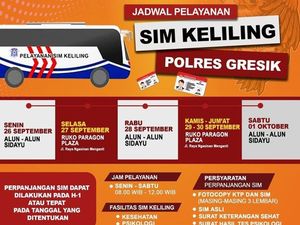 Rek! Hari Ini SIM Keliling Mangkal di Sidayu Gresik, Catat Waktunya Rek! Hari Ini SIM Keliling Mangkal di Sidayu Gresik, Catat Waktunya