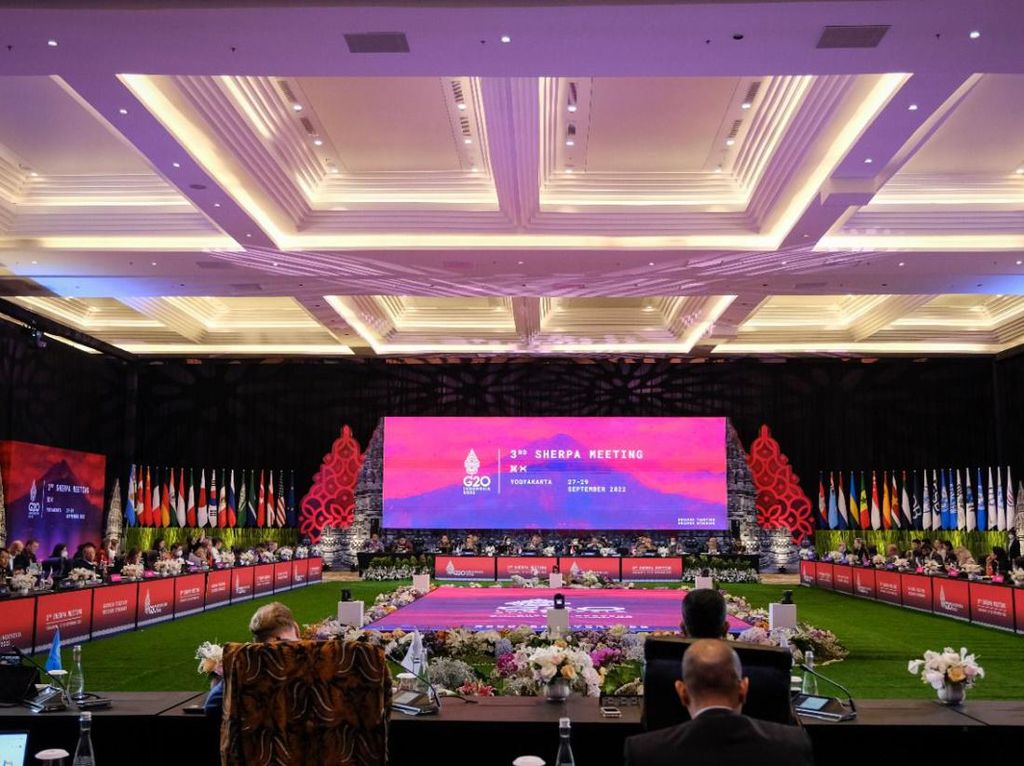 Pertemuan Sherpa G20 di Yogyakarta Bahas Rumusan Leaders Declaration Pertemuan Sherpa G20 di Yogyakarta Bahas Rumusan Leaders Declaration