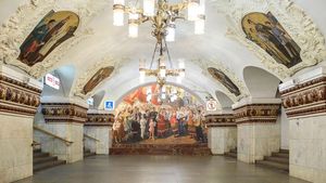 Megahnya Stasiun Bawah Tanah Soviet yang Dibangun Pada 1931