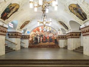 Megahnya Stasiun Bawah Tanah Soviet yang Dibangun Pada 1931