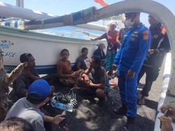 6 Jam Terombang-ambing di Laut, Nelayan Karangasem Ditemukan Selamat