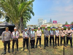 Polisi Turunkan Pasukan Basmallah di Demo Depan DPR, Ini Tugasnya