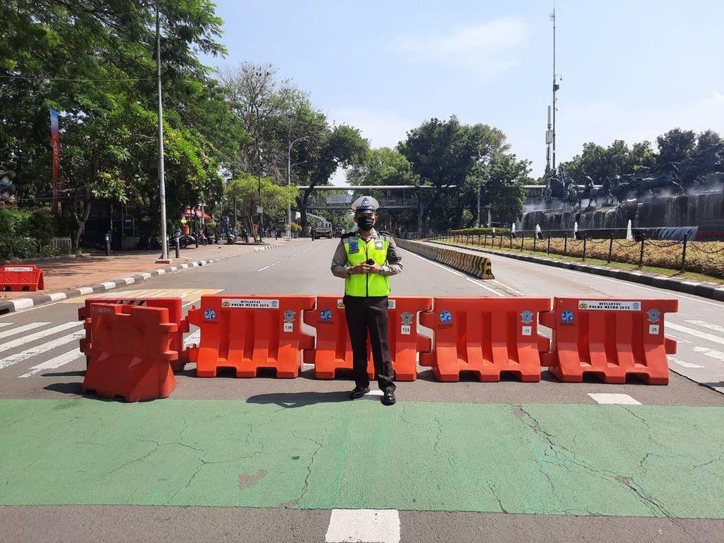 Antisipasi Demo, Ini Rute Pengalihan Arus di Sekitar Istana Negara Jakpus Antisipasi Demo, Ini Rute Pengalihan Arus di Sekitar Istana Negara Jakpus