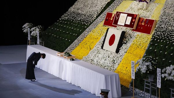 Rangkaian Prosesi Pemakaman Kenegaraan Shinzo Abe