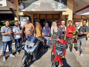 Gelapkan Motor Gadai, 3 Perempuan di Langsa Ditangkap