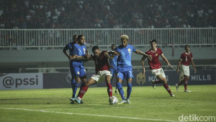 Timnas Indonesia kalahkan Curacao 2-1 di Pakansari.